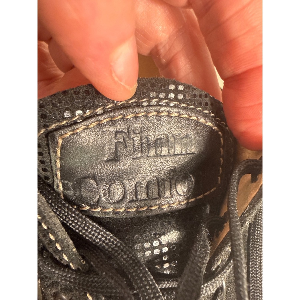 Finn Comfort Womens Black Leather Suede Lace Up Walking Shoes Germany Siz 39 8.5 - Picture 9 of 10